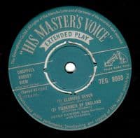 PETER DAWSON Songs Of England EP Vinyl Record 7 Inch HMV 1955